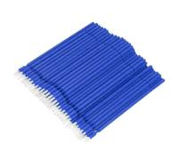 Lot de 100 micro-applicateurs jetables pour soins dentaires, extensions de cils, maquillage, nail art - Bleu