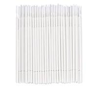 Lot de 100 micro-brosses jetables pour extensions de cils - Pinceaux micro-applicateurs - Bâtonnets de nettoyage - Outils pour le maquillage, la propreté orale et la propreté