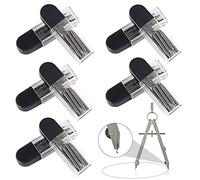 Lot de 100 mines de rechange pour compas 2B - 2 mm de diamètre - Compas de rechange - 2 cm de long - Pour un dessin mathématique