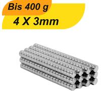 Lot de 100 mini-aimants néodyme ronds de 4 mm x 3 mm N38 petits aimants extra-forts, adaptés aux tableaux blancs, aux réfrigérateurs, aux tableaux magnétiques et à bien d'autres choses encore