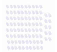 Lot de 100 mini étiquettes vierges blanches pour bijoux, bracelets, colliers et revente de marchandises