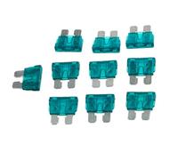 Lot de 100 mini fusibles à lame 15 A for voiture véhicule
