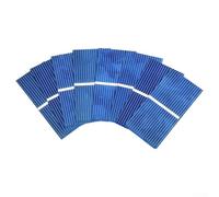 Lot de 100 mini panneaux solaires polycristallins 0,5 V pour chargeur de batterie, système solaire, ventilateur de serre, ventilateur d'abri de jardin, 39 x 19 mm