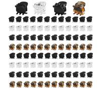 Lot de 100 mini pinces à cheveux en plastique BetterJonny pour filles et femmes - Mini accessoires pour cheveux antidérapants