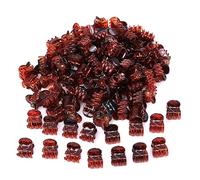 Lot de 100 mini pinces à cheveux mignonnes - Petites pinces à cheveux antidérapantes - Accessoire de coiffure coloré - Petit cadeau pour les femmes et les femmes - Marron A
