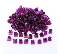 Lot de 100 mini pinces à cheveux transparentes antidérapantes pour enfants - En plastique - Petites pinces à cheveux - Pour enfants et filles - Marron B