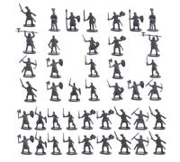 Lot de 100 mini soldats à l'échelle 1:72, figurines de soldats en plastique détaillées pour une représentation réaliste sur le champ de bataille, design durable et à collectionner
