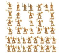 Lot de 100 mini soldats à l'échelle 1:72, figurines de soldats en plastique détaillées pour une représentation réaliste sur le champ de bataille, design durable et à collectionner
