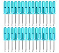 Lot de 100 mini tournevis plats 2,0 mm tête plate 45 mm de longueur pour la réparation de petits appareils
