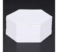 Lot de 100 Modèles de Patchwork, Modèle Hexagonal en Papier, Matelassage, Couture, Bricolage, Outil de Couture, Patchwork de Papier, Outils de Bricolage pour Machine à Coudre(22mm Hexagon)