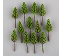 Lot de 100 modèles de pin pour paysage de train à l'échelle N et Z, décoration faite à la main