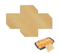 Lot de 100 Moules a Cake en Papier Sulfurisé Antiadhésif Jetable pour la Cuisson de Toasts,Pain Au Levain,Gâteaux et Pain Aux Bananes