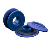 Lot de 100 oeillets à clipser pour bâche à bulles ou autres types de bâches - Bleu Linxor