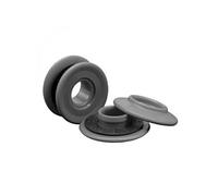 Linxor - Lot de 100 oeillets à clipser pour bâche à bulles ou autres types de bâches - Gris