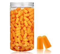 Lot de 100 Paires de Bouchon D'oreille, Boule Quies Anti Bruit, SNR 34 db, Réutilisables Boule Quies en Éponge Souple, pour Dormir, Ronfler, Travailler, Voyager