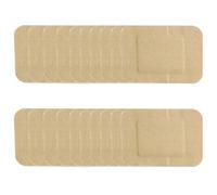 Lot de 100 pansements lavables, grands autocollants pour premiers secours, hémostase, pansement auto-adhésif pour plaies, coupures et ecchymoses (76 x 51 mm)