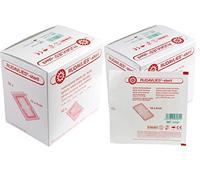 Lot de 100 pansements stériles Rudavlies - Différentes tailles - 10 x 8 cm