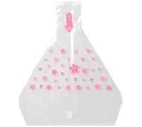 Lot de 100 paquets triangulaires onigiri - Sacs d'emballage jetables onigiri - Sacs d'emballage de balles de rice, emballage à sushi japonais, emballages pour onigiri (rose)