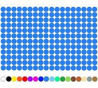 Lot de 100 pastilles adhésives à pois, cercle, point inventur Film de marquage Finest Folia 5mm Bleu azur (052)