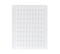Lot de 100 pastilles adhésives double face transparentes pour bois, verre, métal
