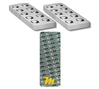 Lot de 100 pastilles de test Rapid - Phenol Red - Pour tests d'eau de piscine et jacuzzi - Fabriqué en Allemagne