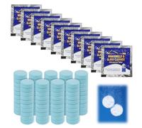 Lot de 100 pastilles lave-glace concentrées pour pare-brise auto - Tablettes multifonctionnelles pour nettoyage de vitres, rétroviseurs, emballées individuellement, respectueuses de l’environnement