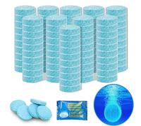 Lot de 100 pastilles nettoyantes multifonctions pour pare-brise - Concentré - Pour nettoyer les vitres de voiture, les armoires et le verre