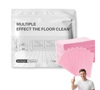 Lot De 100 Pastilles Nettoyantes Solubles Pour Sols,Multiple Effect The Floor Clean,Nettoyant Sols Désodorisantes,Feuilles D’Entretien Pratiques AdaptéEs Pour Parquet,Stratifié,Carrelage De Sol (PK)