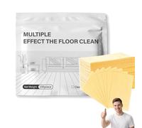 Lot De 100 Pastilles Nettoyantes Solubles Pour Sols,Multiple Effect The Floor Clean,Nettoyant Sols Désodorisantes,Feuilles D’Entretien Pratiques AdaptéEs Pour Parquet,Stratifié,Carrelage De Sol (YE)