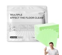 Lot De 100 Pastilles Nettoyantes Solubles Pour Sols,Multiple Effect The Floor Clean,Nettoyant Sols Désodorisantes,Feuilles D’Entretien Pratiques AdaptéEs Pour Parquet,Stratifié,Carrelage De Sol (GN)