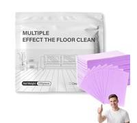 Lot De 100 Pastilles Nettoyantes Solubles Pour Sols,Multiple Effect The Floor Clean,Nettoyant Sols Désodorisantes,Feuilles D’Entretien Pratiques AdaptéEs Pour Parquet,Stratifié,Carrelage De Sol (PP)
