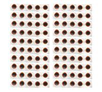 Lot de 100 patch réparation de pneu route-city-vtt Velox 15 mm Noir