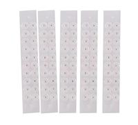 Lot de 100 patchs jetables pour stimulation de pression d'acupuncture, perles auriculaires et masseurs à pointe transparente