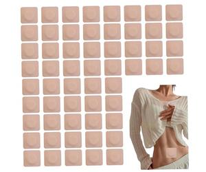 Lot de 100 patchs pour nombril à l'huile de ricin, patch respirant et autocollant pour nombril, enveloppes d'huiles essentielles 5, 1 x 5, 1 cm pour l'exercice, la lecture, les voyages, le travail (