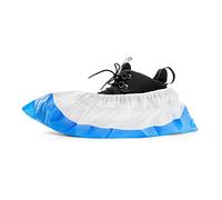Lot de 100 pcs Premium Surchaussures par Protohistoire de la - Extra Fort - étanche - Ne se Déchire pas - Durée de vie Chaussure protecteurs - Taille Unique - Matériau CPE/PP - 9.7 G Couvre-chaussures