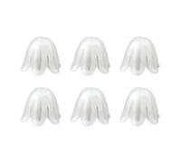 Lot de 100 perles d'imitation en acrylique pour travaux manuels, 11 x 9 mm