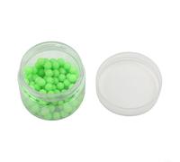 Lot de 100 perles en silicone pour appâts de pêche brillent avec la lumière du soleil ou une lampe de poche pour des résultats optimaux 20/25/50/100/200 pièces (6 mm)