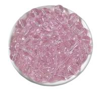 Lot de 100 perles en verre rondes transparentes de 8 mm avec trou pour fabrication de bijoux