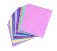 Lot de 100 perles pailletées for origami, papier brillant double face, feuille colorée, fournitures d'artisanat, activités for enfants, projets bricolage nacrés Pour Les Projets De Bricolage