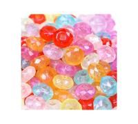 Lot de 100 perles Pony rondes et plates de 14 mm pour loisirs créatifs, fabrication de bijoux (4)