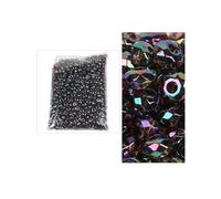 Lot de 100 perles Pony rondes et plates de 14 mm pour loisirs créatifs, fabrication de bijoux (6)