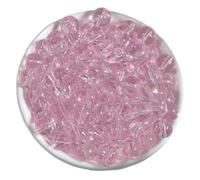 Lot de 100 perles rondes transparentes colorées de 8 mm pour fabrication de bijoux, colliers, bracelets