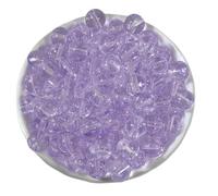Lot de 100 perles rondes transparentes colorées de 8 mm pour loisirs créatifs, bijoux, colliers, bracelets, accessoires