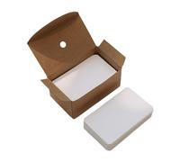 Lot de 100 petites cartes de visite vierges 3,5 x 2 pour invitations à faire soi-même, fête, artisanat, blanc, 89 x 52 mm