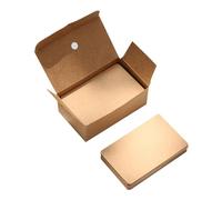 Lot de 100 petites cartes de visite vierges 3,5 x 2 pour invitations à faire soi-même, papier kraft 89 x 52 mm
