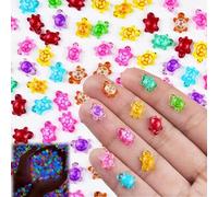 Lot de 100 petites tortues pour travaux manuels, mini tortues en résine, petites tortues lumineuses en résine, mini animaux resi/n, tortue de mer lumineuse/ES, animaux en plastique pour décoration