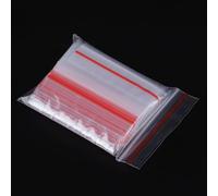 Lot de 100 petits sacs refermables en polyéthylène transparent avec fermeture à glissière - 6 x 9 cm