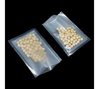 Lot de 100 petits sacs sous vide de 4.72 mm d'épaisseur pour le stockage des aliments sous vide, la cuisson sous vide, sacs d'emballage sous vide, sacs d'emballage en plastique de 7x10 cm