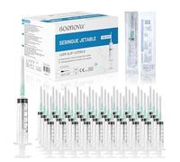 Lot de 100 Pièces 5ml distributeurs de liquides Avec 21g Luer Slip (pré-montée) Plastique de Qualité, Mesure De Liquides (5 ML / 100 PCS)