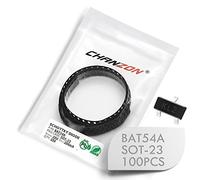 (Lot de 100 pièces) Chanzon BAT54A SMD Schottky Barrière Redresseur Diodes 200mA 30V SOT-23 (SOT-23-3) 0.2A 30 Volt (Marquage KL2)